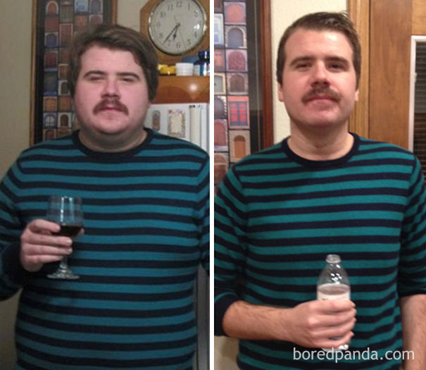 20 photos avant et après qui montrent ce qui arrive quand vous arrêtez de boire de l’alcool