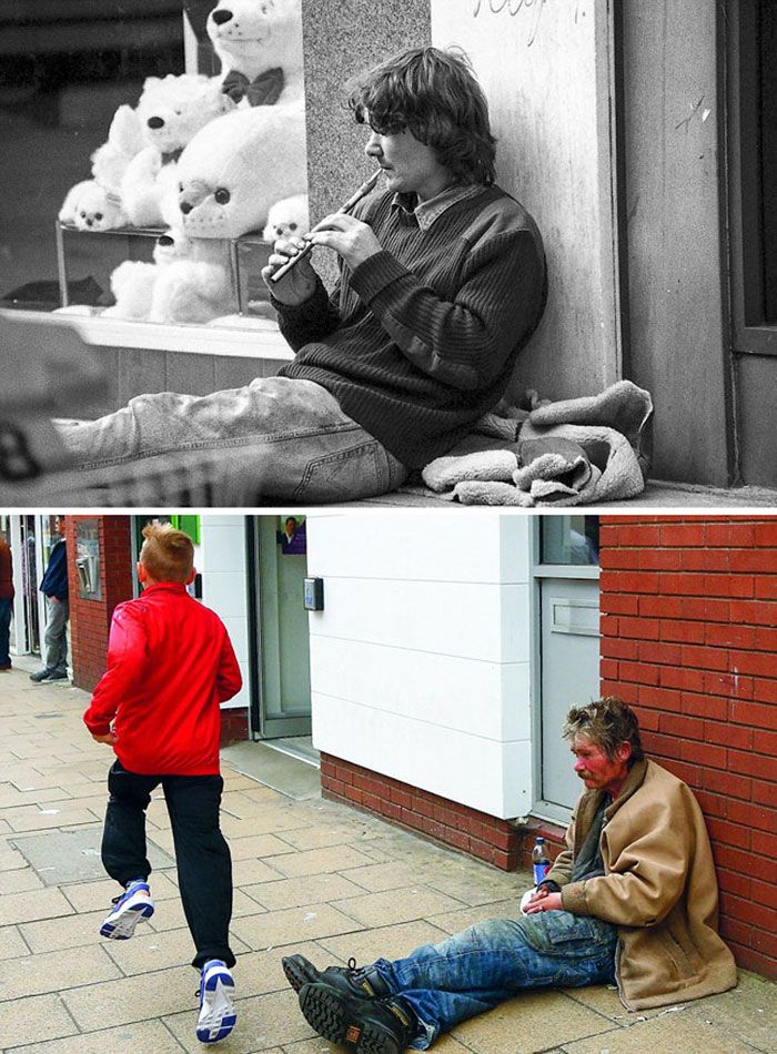 Ce photographe a retrouvé les gens qu’il a photographiés il y a plus de 30 ans pour recréer leurs photos