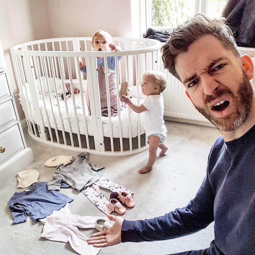 Ce père de 4 filles refuse d’édulcorer ses photos Instagram et conquiert le coeur des internautes