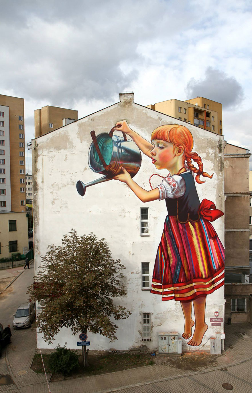 29 exemples d’art urbain qui interagissent habilement avec leur environnement