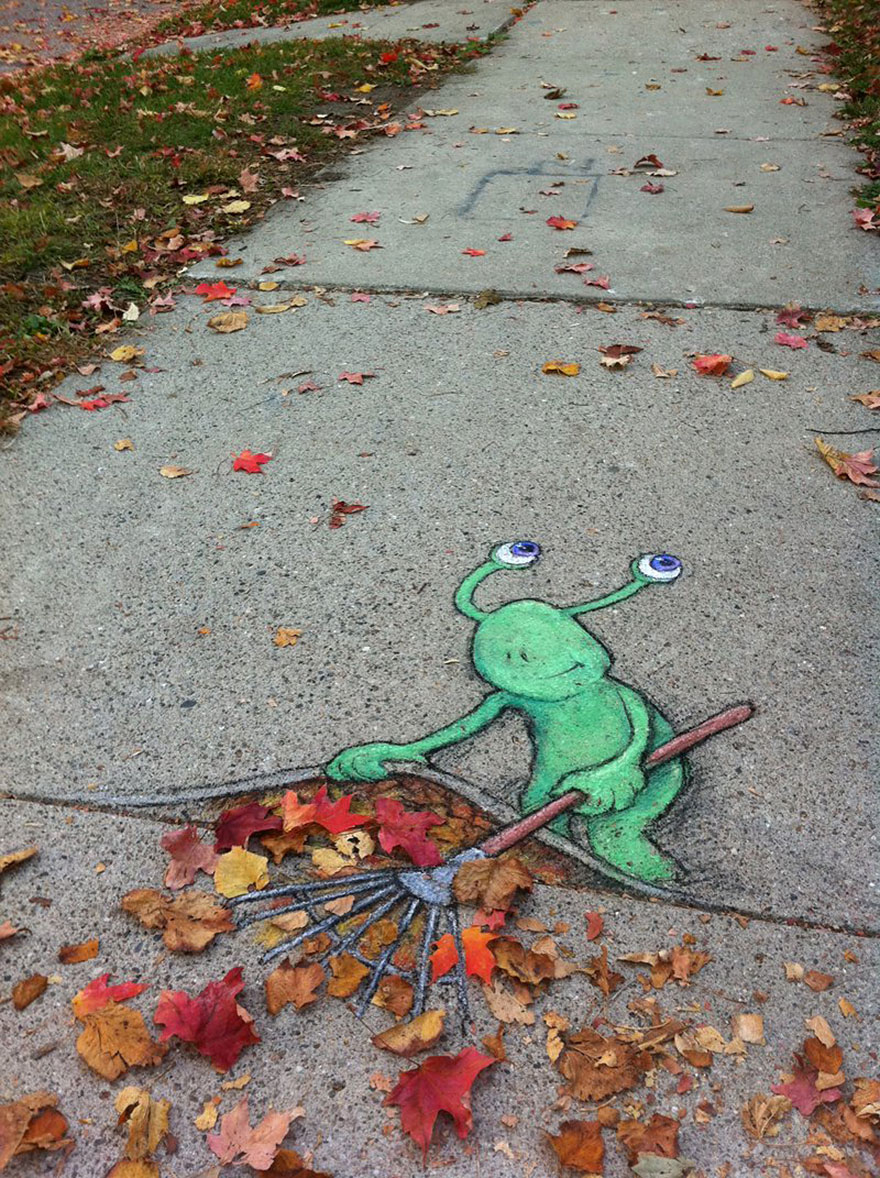 29 exemples d’art urbain qui interagissent habilement avec leur environnement