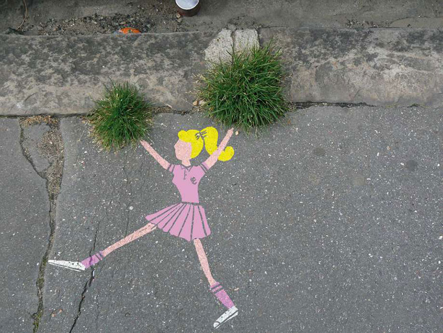 29 exemples d’art urbain qui interagissent habilement avec leur environnement