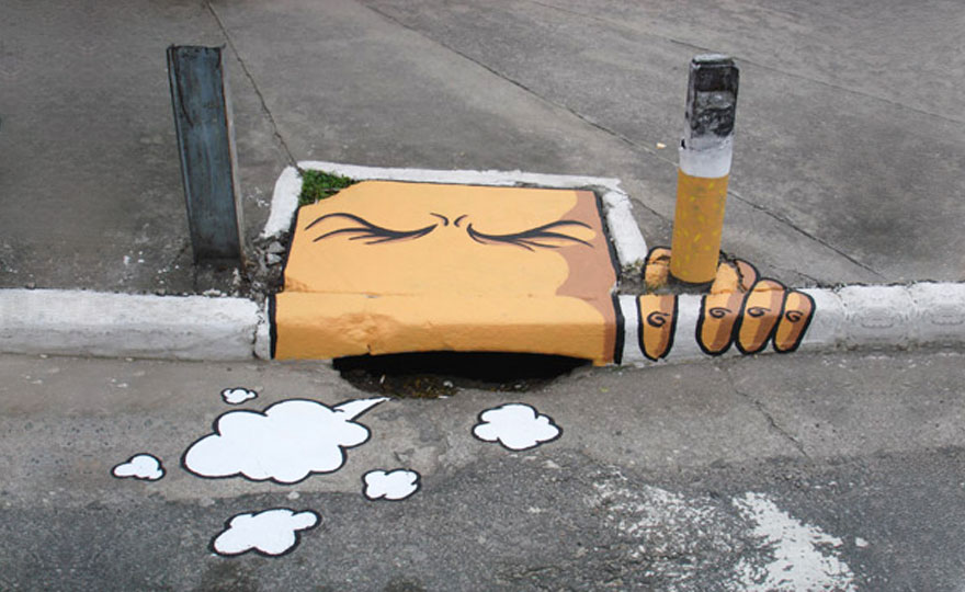 29 exemples d’art urbain qui interagissent habilement avec leur environnement
