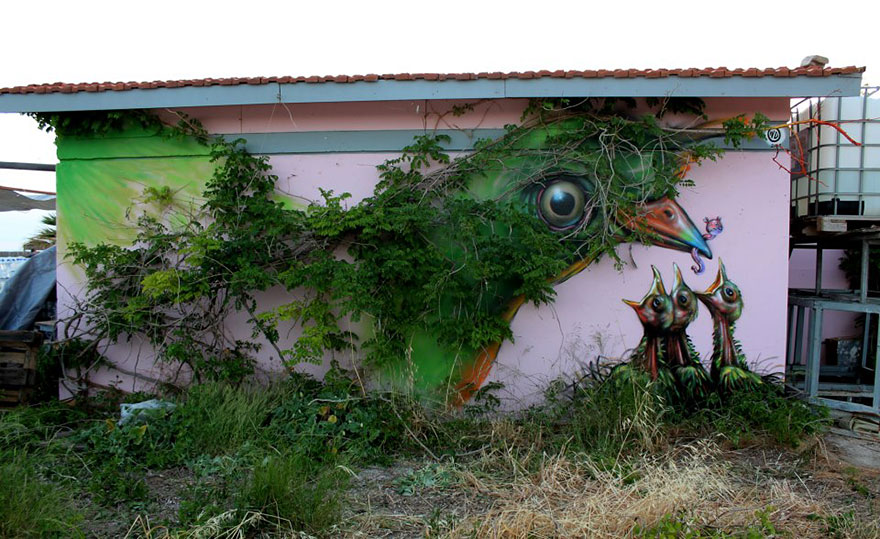 29 exemples d’art urbain qui interagissent habilement avec leur environnement