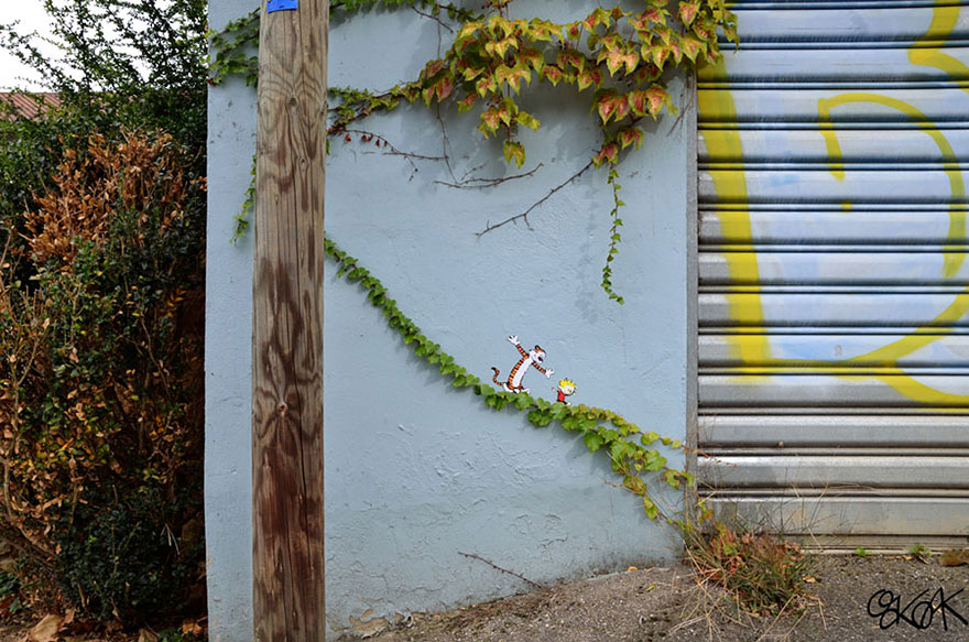 29 exemples d’art urbain qui interagissent habilement avec leur environnement