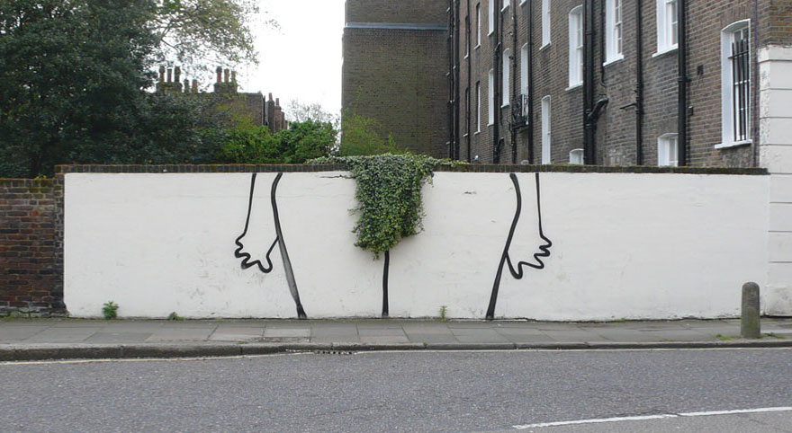 29 exemples d’art urbain qui interagissent habilement avec leur environnement