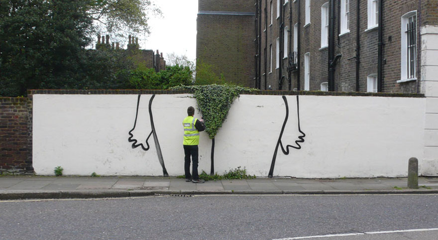 29 exemples d’art urbain qui interagissent habilement avec leur environnement