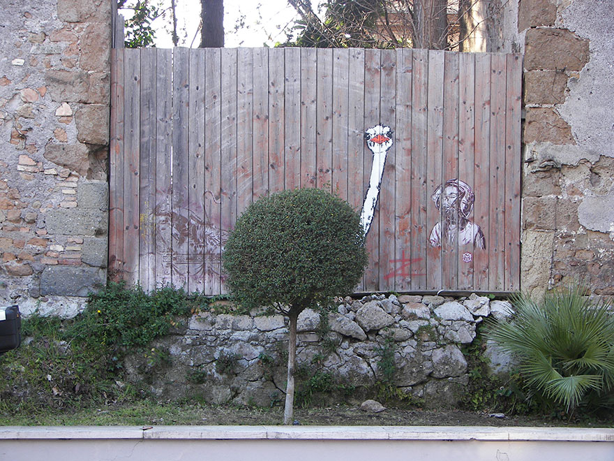 29 exemples d’art urbain qui interagissent habilement avec leur environnement