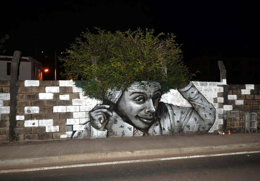 29 exemples d’art urbain qui interagissent habilement avec leur environnement