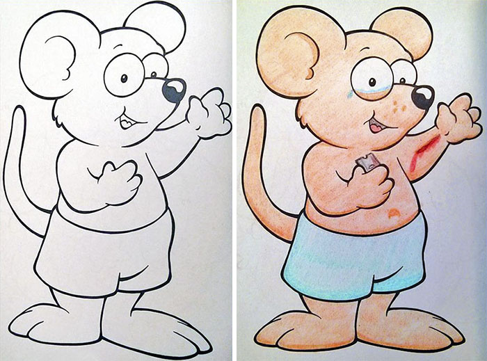 48 fois où des adultes ont colorié des livres de coloriage pour enfants et le résultat était hilarant