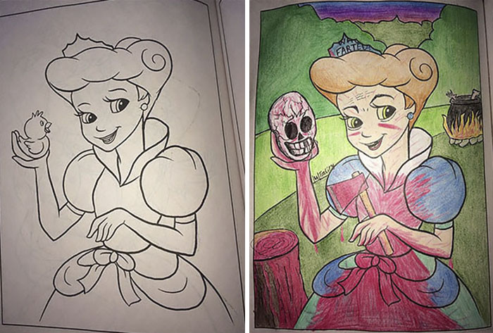 48 fois où des adultes ont colorié des livres de coloriage pour enfants et le résultat était hilarant