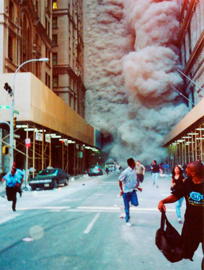 21 rares photos des attentats du 11 septembre 2001 que vous n’avez probablement jamais vues