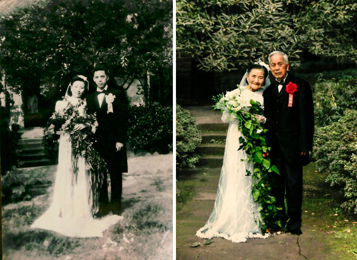 20 photos de couples avant et maintenant qui vont vous faire croire en l’amour éternel