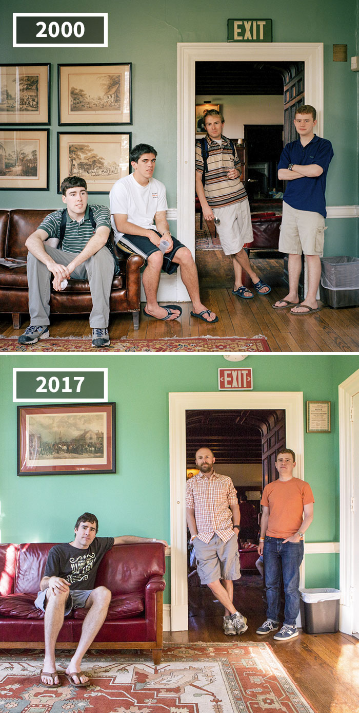 Cette photographe a photographié ses amis en 2000 et à nouveau en 2017 pour montrer à quel point les gens vieillissent différemment