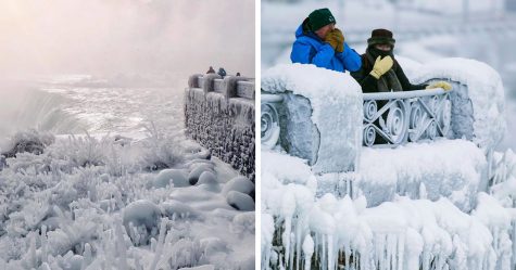 Il fait si froid au Canada que les chutes du Niagara sont gelées et semblent tout droit sorties de Narnia