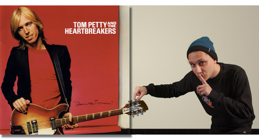 21 images hilarantes révèlent ce qui se passe à l’extérieur des bordures de pochettes d’albums célèbres