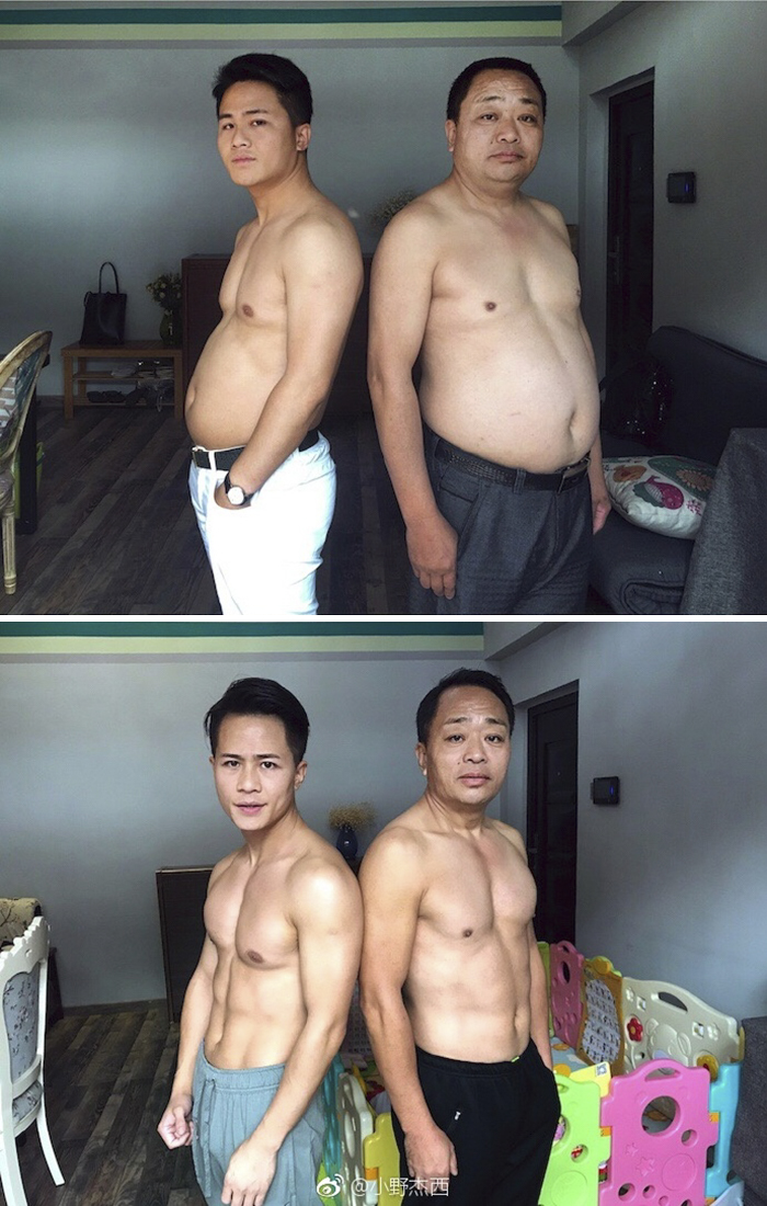Cette famille a passé 6 mois à s’entraîner et voici leurs photos avant et après