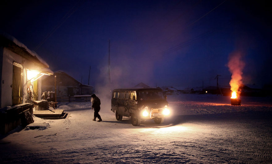 Un photographe visite le village le plus froid sur Terre où la température peut atteindre -71,2 C