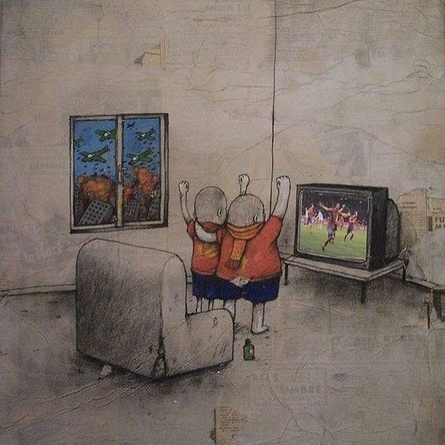 Cet artiste français dessine les choses auxquelles nous pensons, mais avons trop peur de discuter