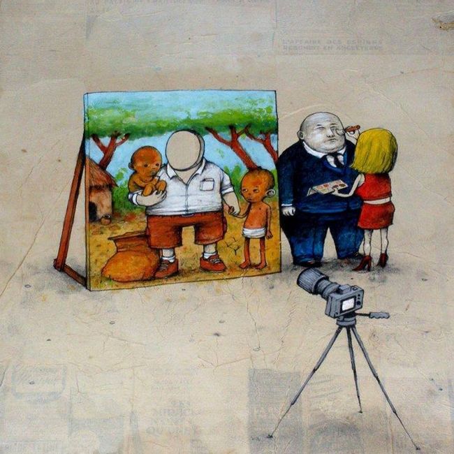 Cet artiste français dessine les choses auxquelles nous pensons, mais avons trop peur de discuter
