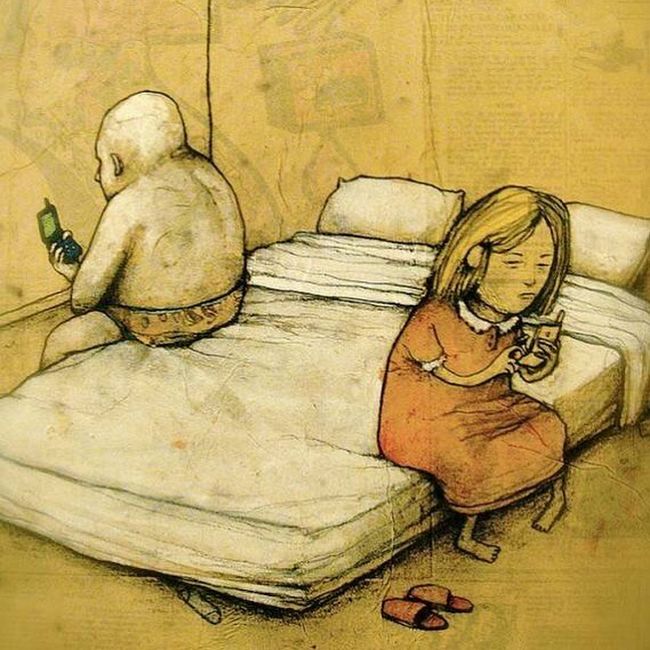 Cet artiste français dessine les choses auxquelles nous pensons, mais avons trop peur de discuter