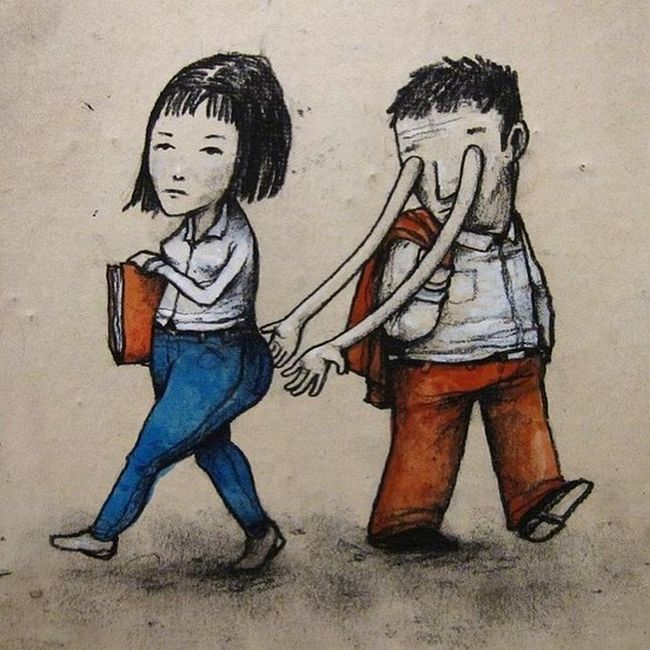 Cet artiste français dessine les choses auxquelles nous pensons, mais avons trop peur de discuter