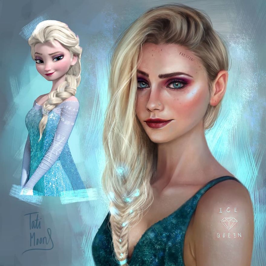 Cette artiste crée des versions plus réalistes de personnages de dessins animés et le résultat est bluffant