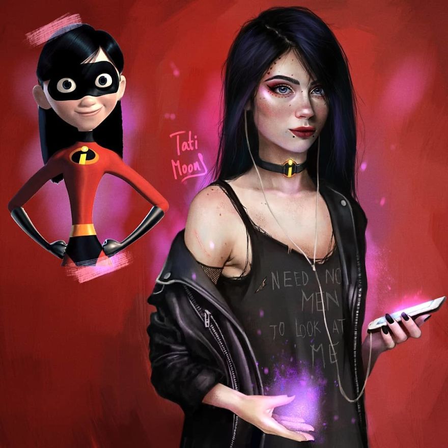 Cette artiste crée des versions plus réalistes de personnages de dessins animés et le résultat est bluffant