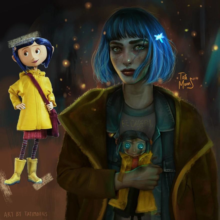 Cette artiste crée des versions plus réalistes de personnages de dessins animés et le résultat est bluffant
