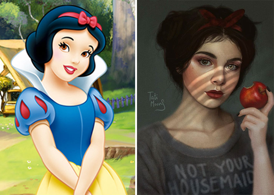 Cette artiste crée des versions plus réalistes de personnages de dessins animés et le résultat est bluffant
