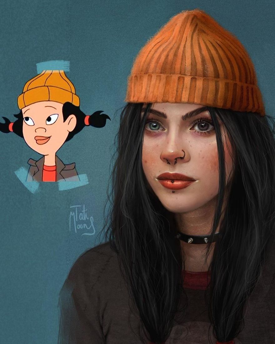 Cette artiste crée des versions plus réalistes de personnages de dessins animés et le résultat est bluffant