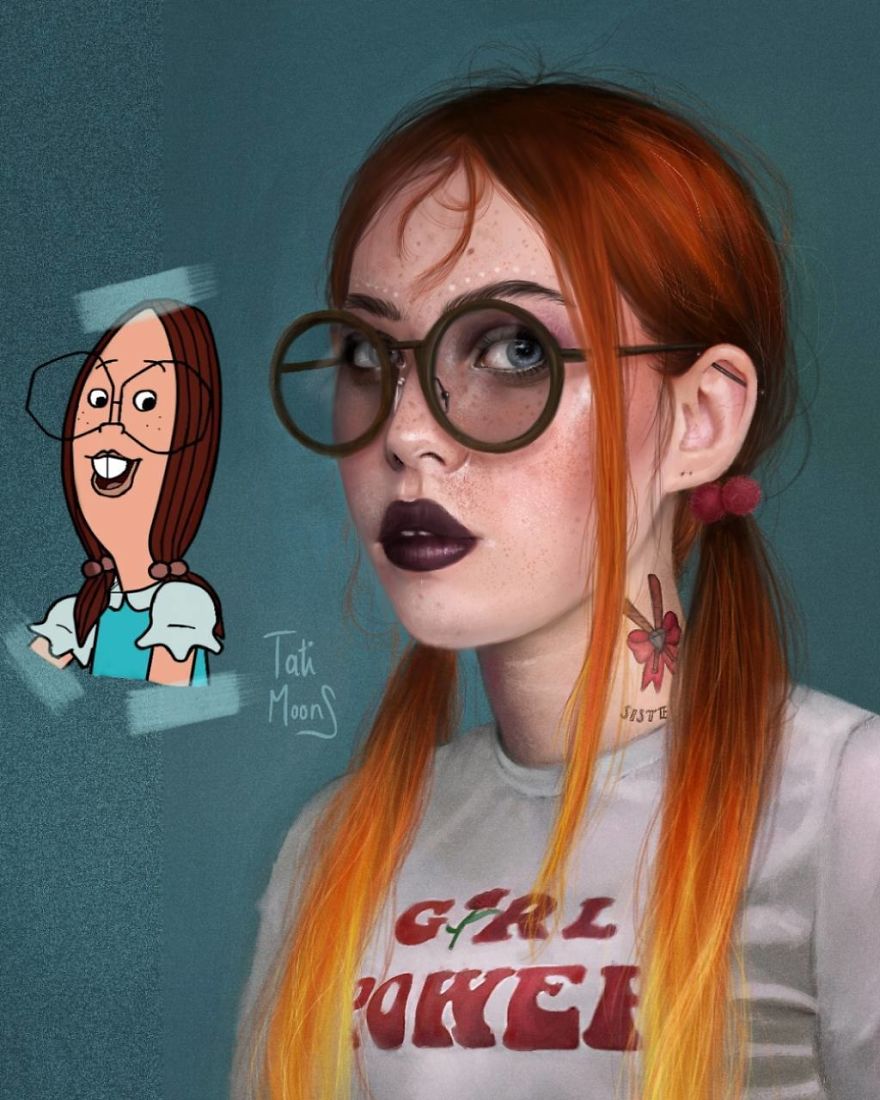 Cette artiste crée des versions plus réalistes de personnages de dessins animés et le résultat est bluffant