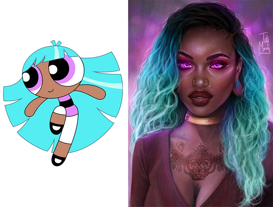 Cette artiste crée des versions plus réalistes de personnages de dessins animés et le résultat est bluffant