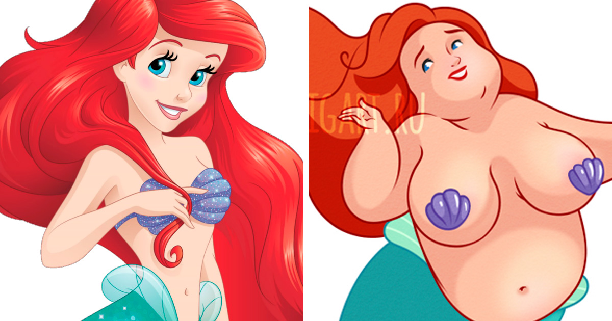 Une illustratrice montre à quoi les Princesses Disney ressembleraient si elles étaient rondes
