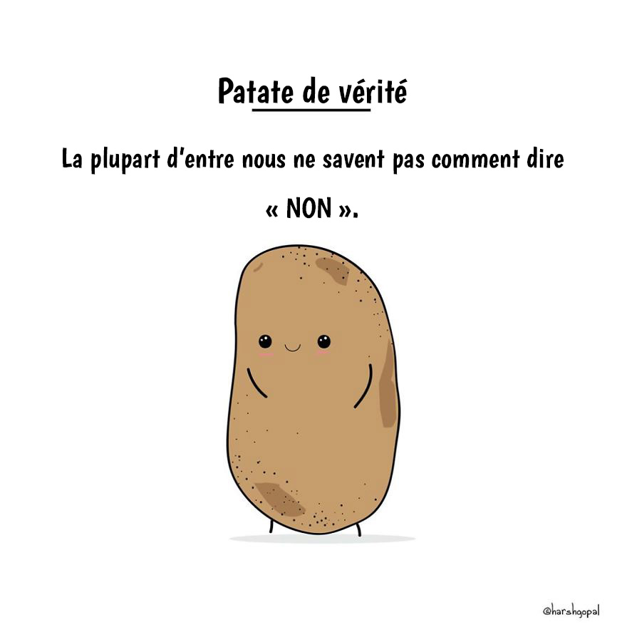 10 vérités amères par la patate de vérité qui vont te faire réfléchir