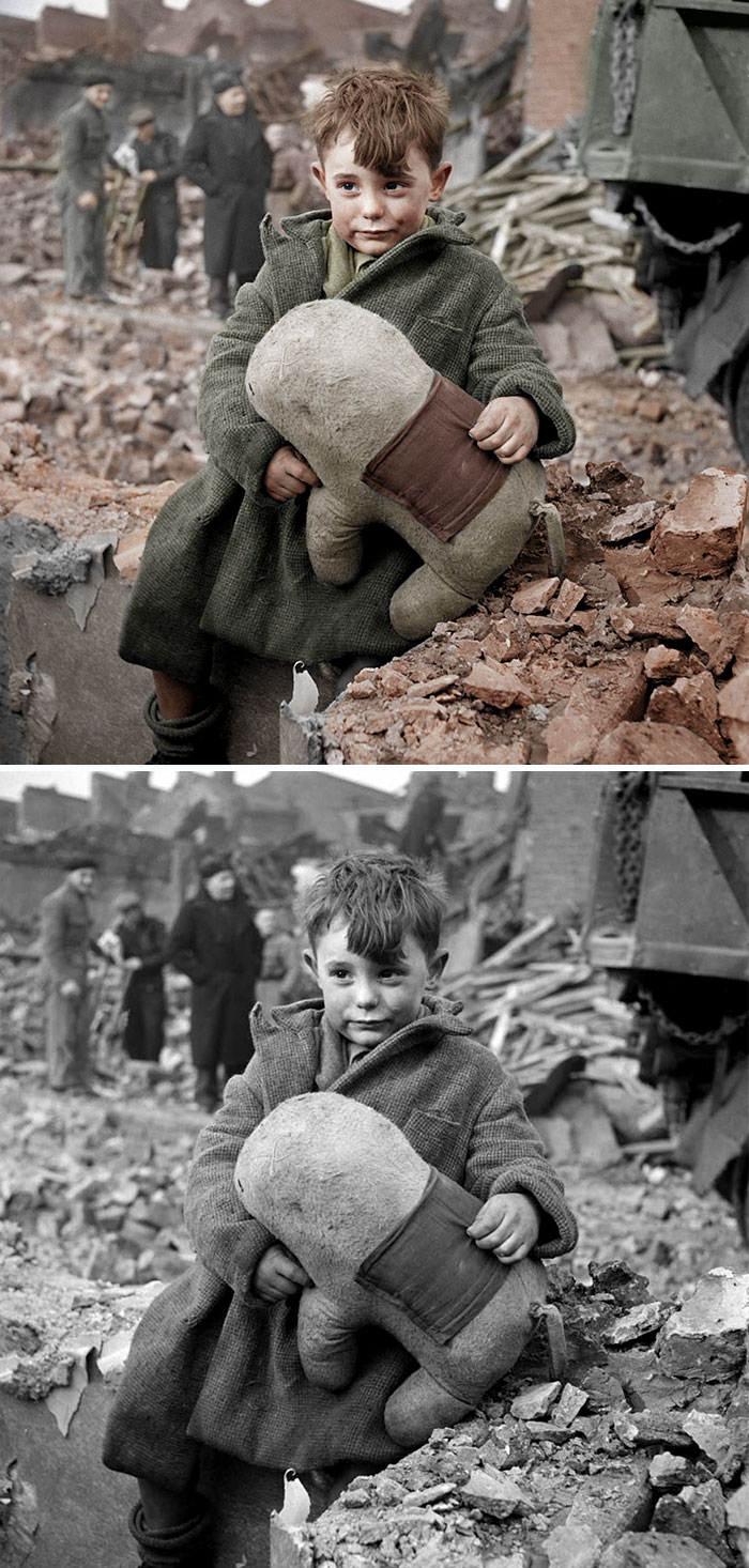 Les dernières photos d’une fille polonaise de 14 ans à Auschwitz ont été colorisées et elles vont vous briser le coeur