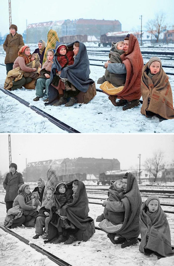 Les dernières photos d’une fille polonaise de 14 ans à Auschwitz ont été colorisées et elles vont vous briser le coeur
