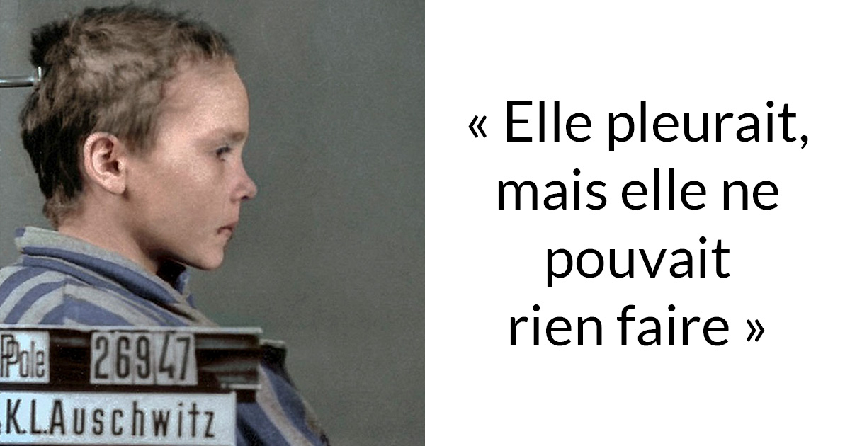 Les dernières photos d’une fille polonaise de 14 ans à Auschwitz ont été colorisées et elles vont vous briser le coeur