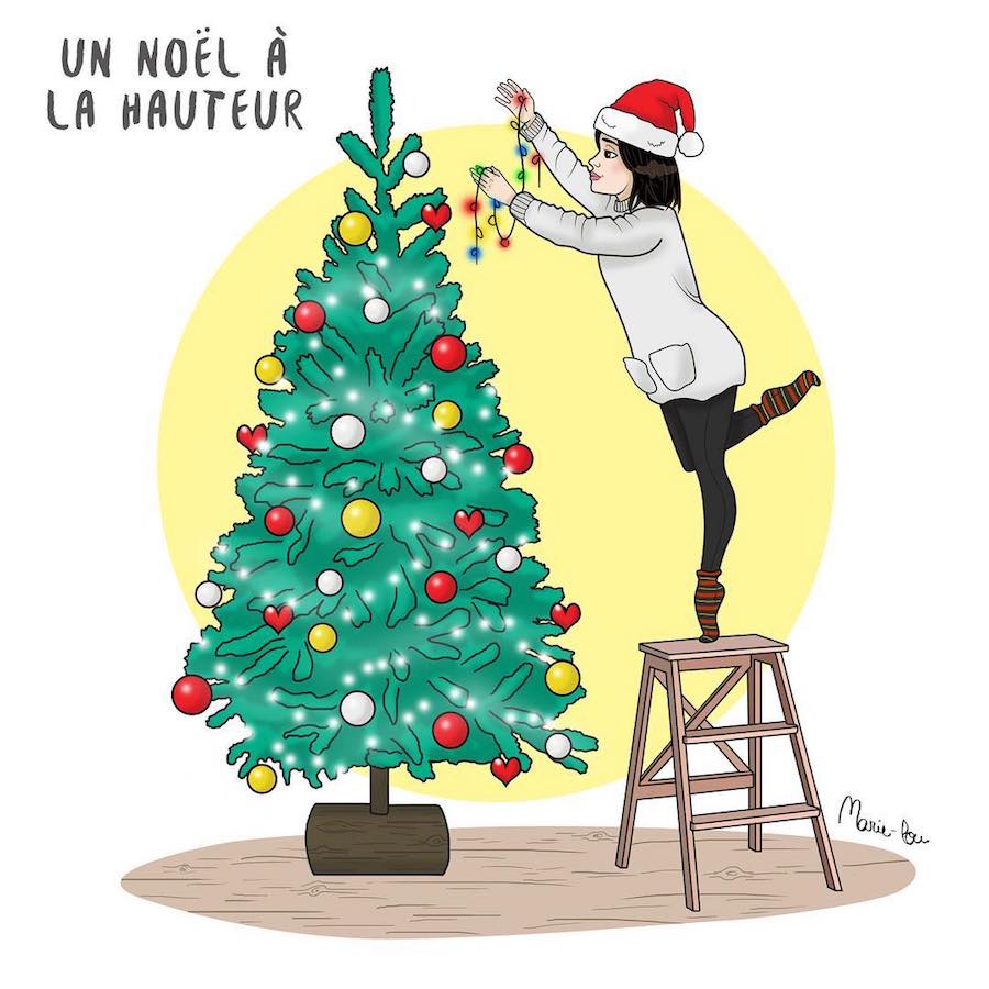 Cette femme se moque de sa petite taille et ces 26 illustrations vont te faire rire même si tu n’es pas une fille courte