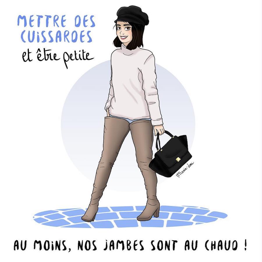 Cette femme se moque de sa petite taille et ces 26 illustrations vont te faire rire même si tu n’es pas une fille courte