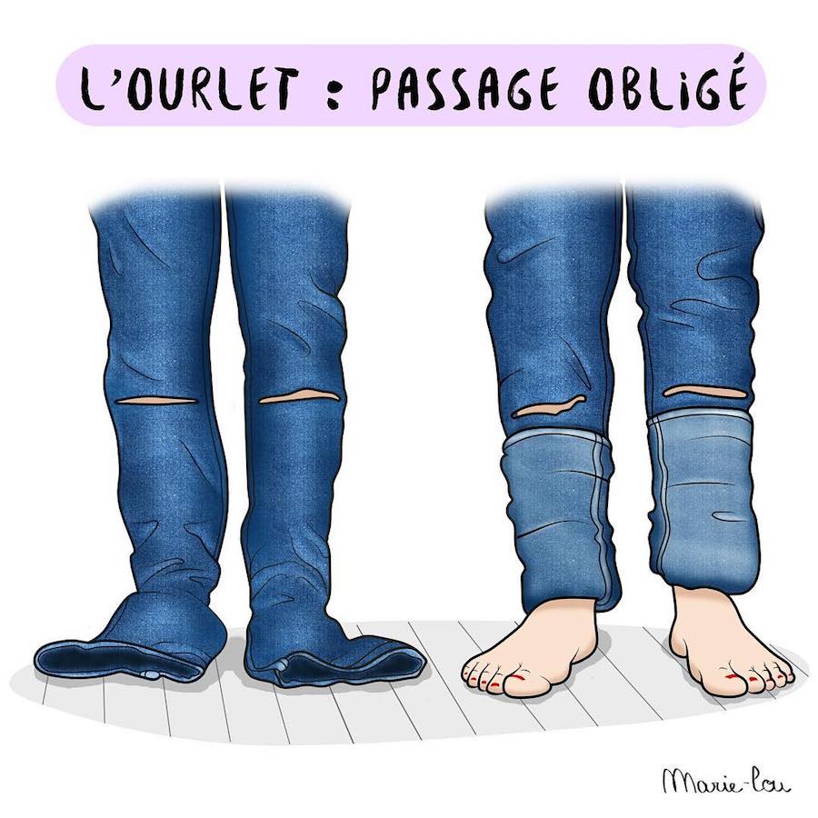 Cette femme se moque de sa petite taille et ces 26 illustrations vont te faire rire même si tu n’es pas une fille courte