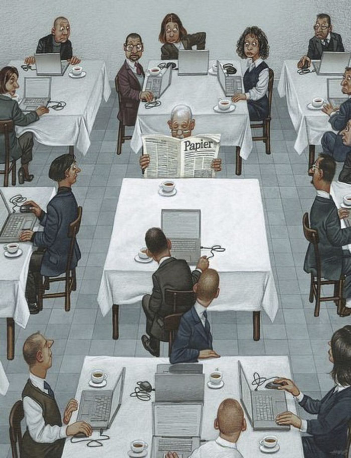 31 illustrations d’une franchise brutale par Gerhard Haderer qui montrent ce qui cloche avec la société moderne
