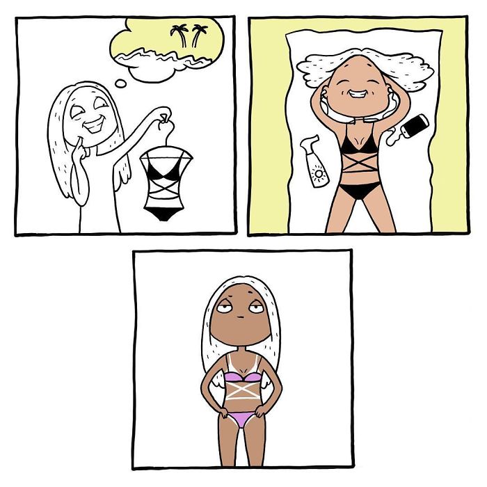 Cette artiste présente les problèmes quotidiens des filles en 20 bandes dessinées amusantes
