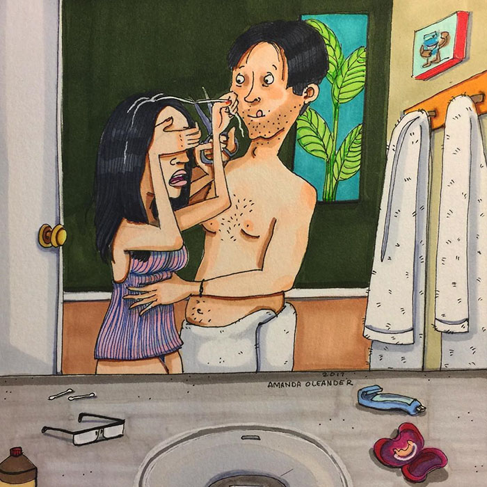 20 illustrations d’une franchise brutale révèlent le côté caché des relations à long terme