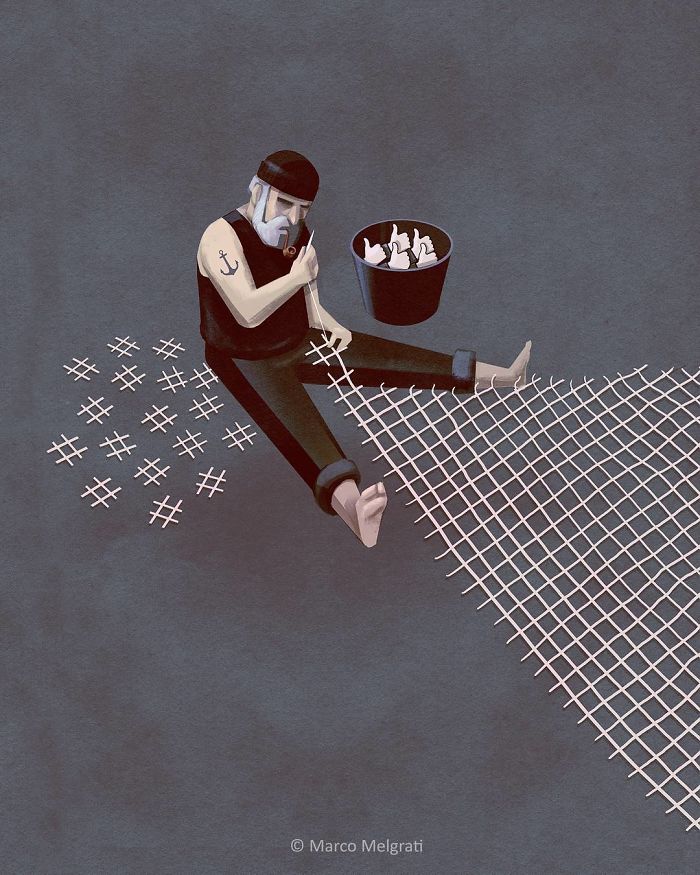 J’ai créé ces 20 illustrations sur la triste vérité de la vie moderne pour vous faire réfléchir