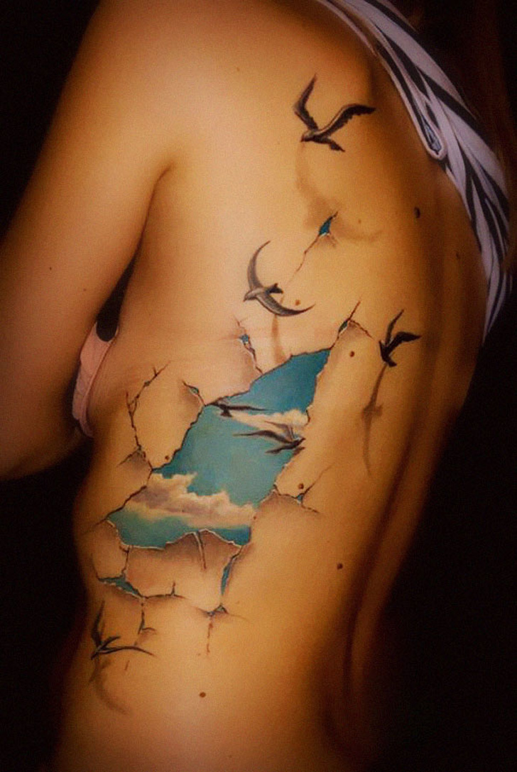 34 tatouages 3D qui sont trop parfaits pour être réels