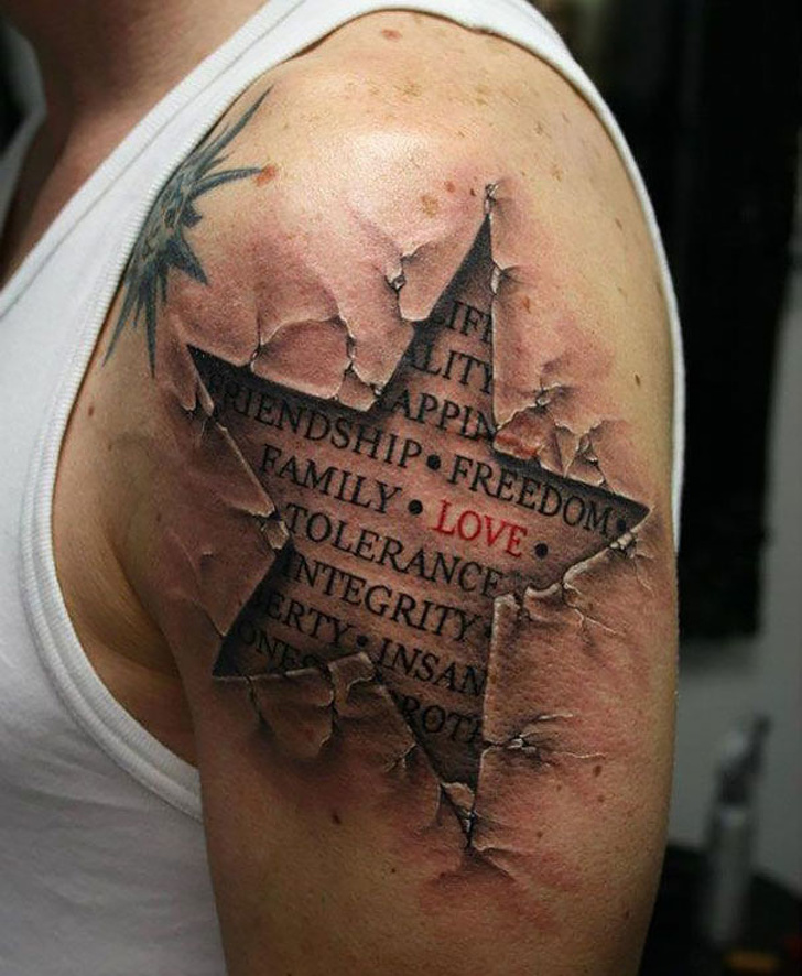 34 tatouages 3D qui sont trop parfaits pour être réels