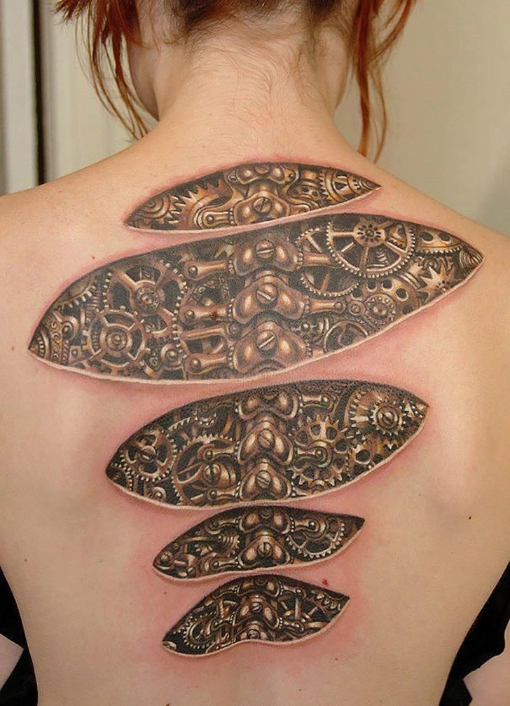 34 tatouages 3D qui sont trop parfaits pour être réels