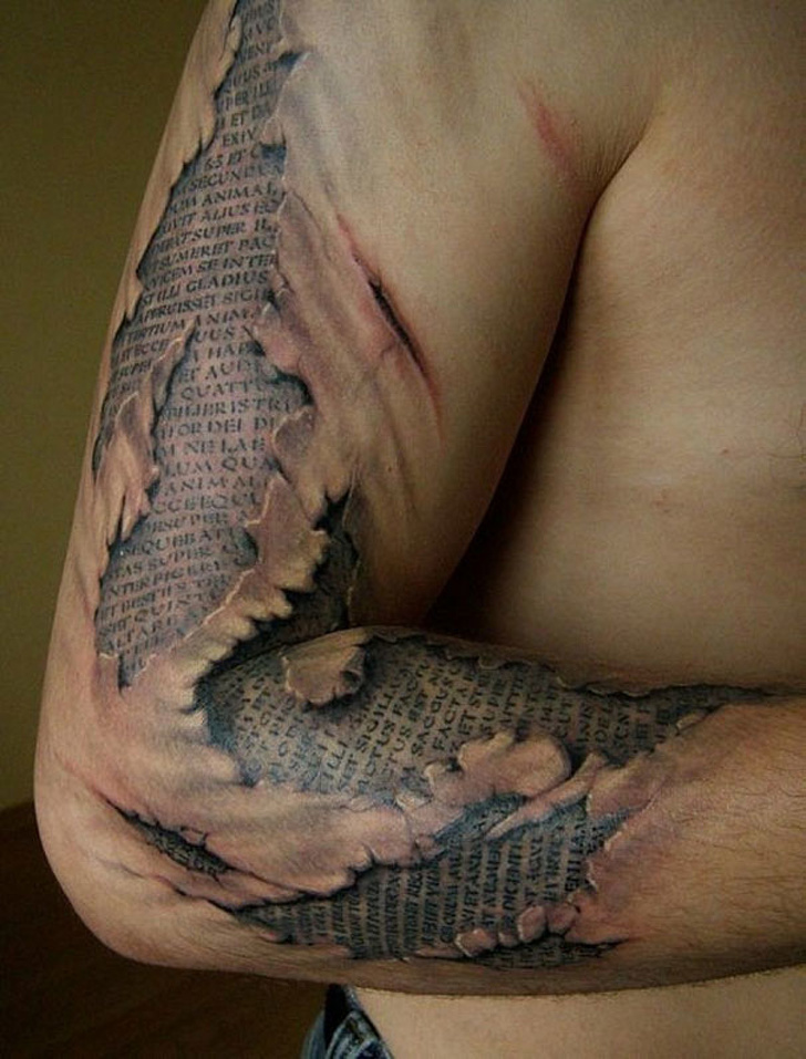 34 tatouages 3D qui sont trop parfaits pour être réels