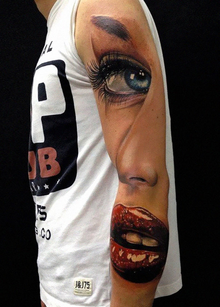 34 tatouages 3D qui sont trop parfaits pour être réels